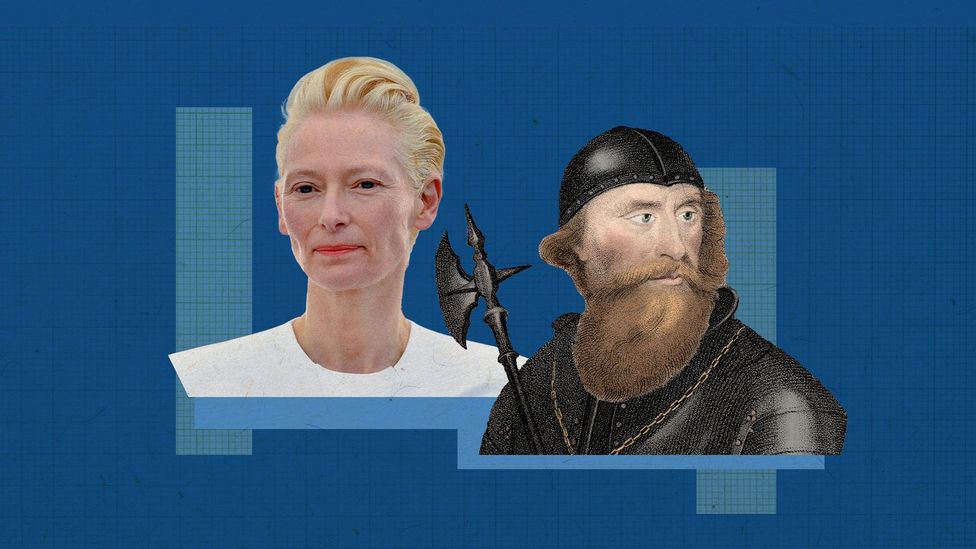 Actress Tilda Swinton is related to Scotland's Robert the Bruce.