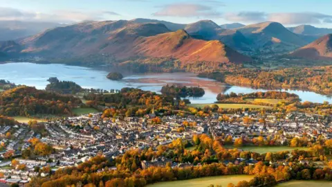 Getty Images Ariel view of Keswick